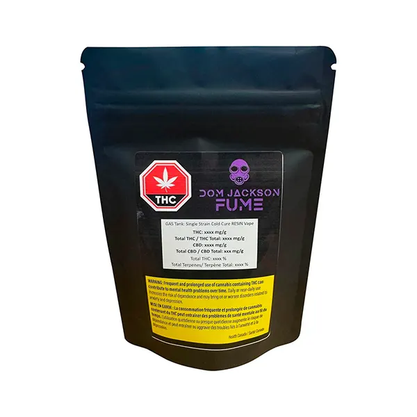 GAS Tank: Single Strain Cold Cure RESIN Vape (Disposable Vapes) by Dom Jackson