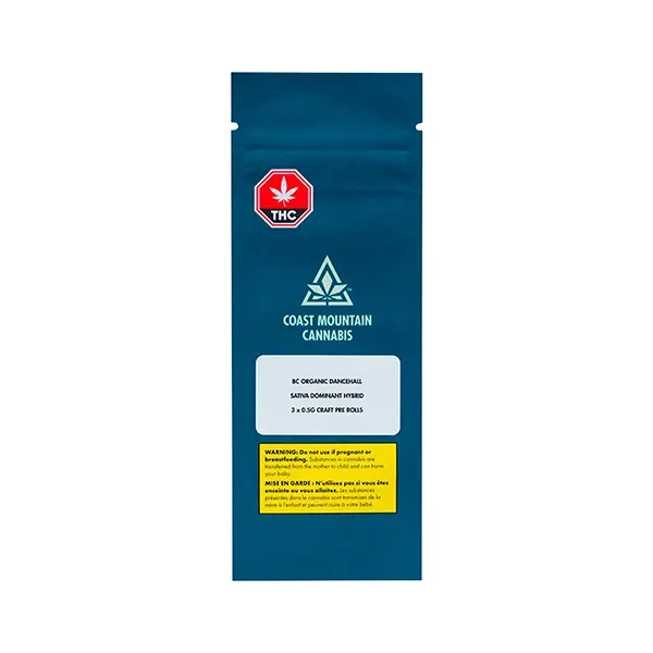Image for BC Organic Dancehall Pre-Roll, cannabis all products by Coast Mountain Cannabis