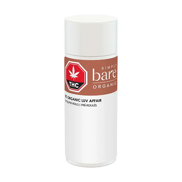Image for BC Organic Luv Affair Pre-Roll, cannabis pre-rolls by Simply Bare