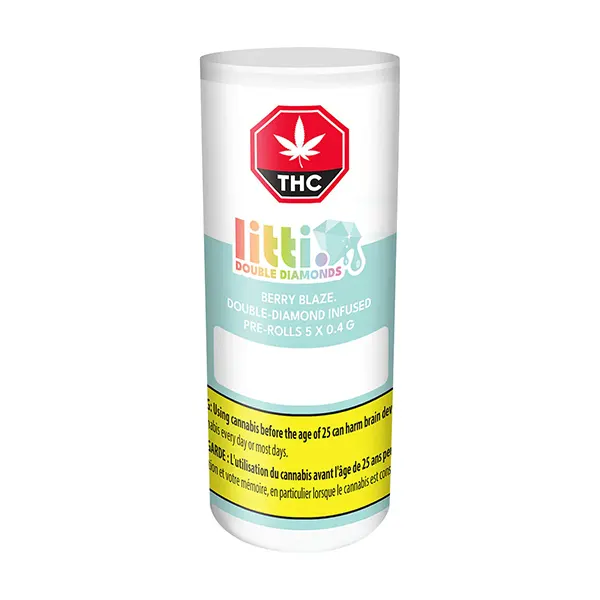 Berry Blaze Double Diamond Infused Pre-Roll (Pre-Rolls) by Litti.