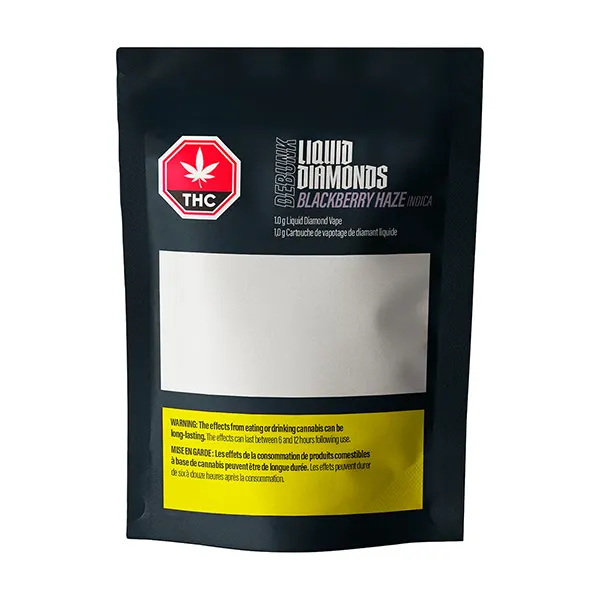 Image for Blackberry Haze Liquid Diamonds 510 Vape, cannabis 510 cartridges by Debunk