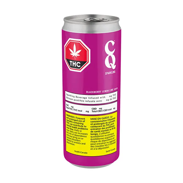 Image for Blackberry Lemon Lime Indica, cannabis sparkling water by CQ Sparkling