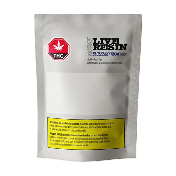 Image for Blueberry Kush Live Resin 510 Thread Cartridge, cannabis top rated in all products by Debunk