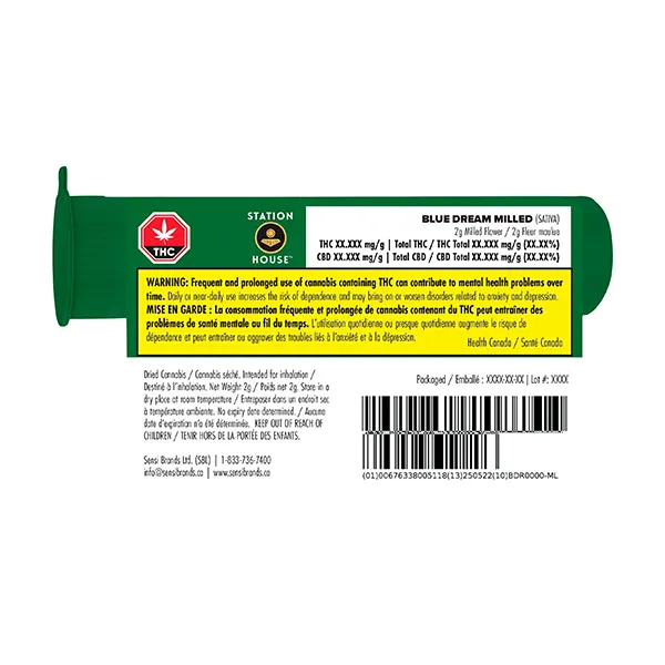 Blue Dream Milled (Milled Flower) by Station House