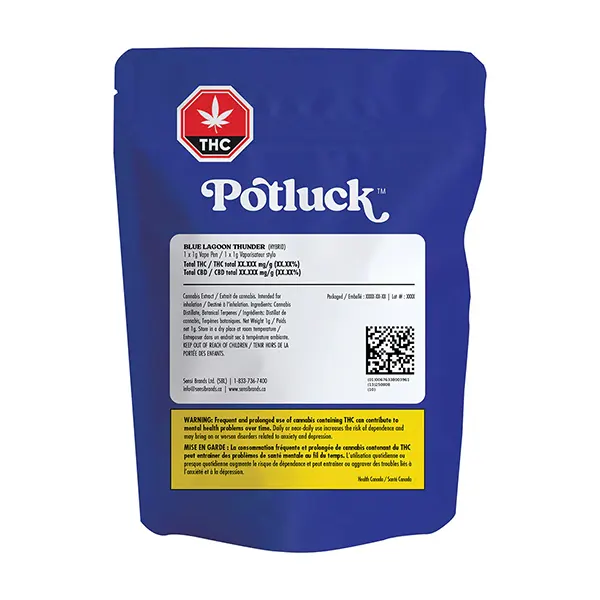 Blue Lagoon Thunder (Disposable Vapes) by Potluck