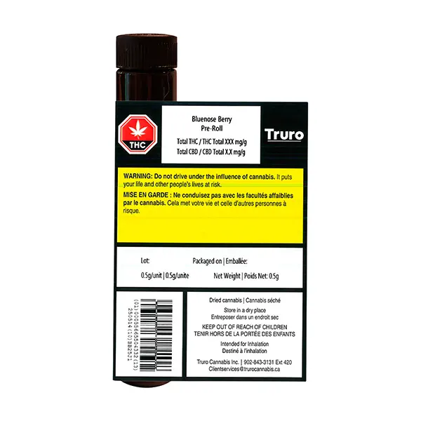 Bluenose Berry Pre-Roll (Pre-Rolls) by Truro