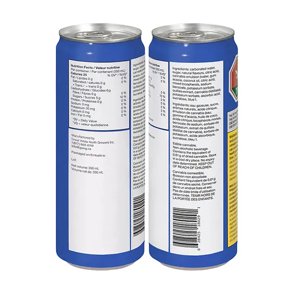 Image for Blue Raspberry, cannabis soft drinks by Green Monke