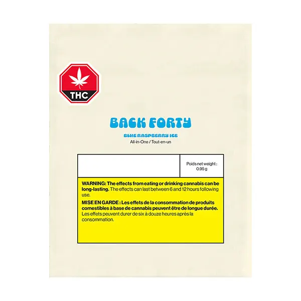 Blue Raspberry Ice All-in-one Vape (Disposable Vapes) by Back Forty