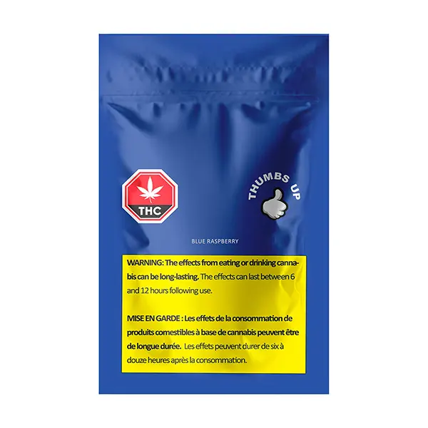 Image for Blue Raspberry, cannabis gummies by Thumbs Up