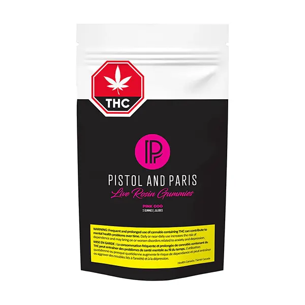 Image for Pink Goo Live Rosin Gummies, cannabis all products by Pistol and Paris