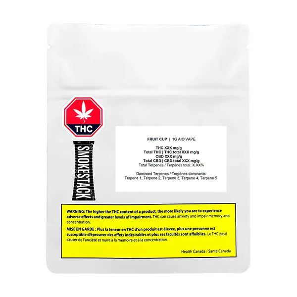 Image for Fruit Cup AIO Vape, cannabis disposable vapes by Smokestack