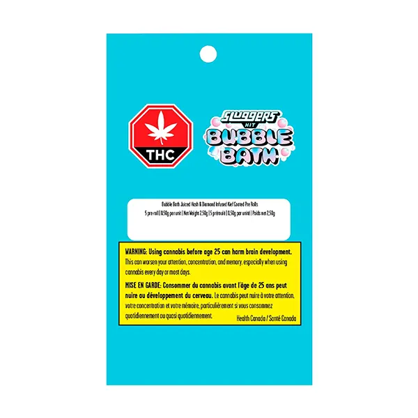 Bubble Bath Juiced Hash & Diam Infused Kief Coated Pre-Roll (Pre-Rolls) by Sluggers