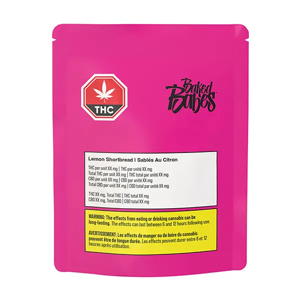 Image for Lemon Shortbread, cannabis all products by Baked Babes