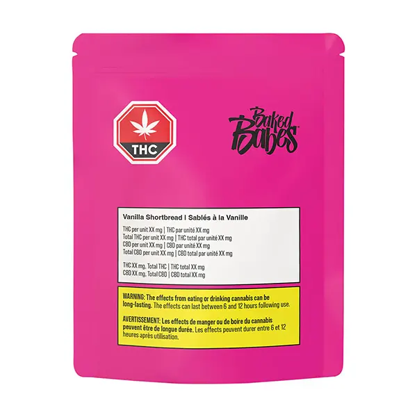 Image for Vanilla Shortbread, cannabis all products by Baked Babes