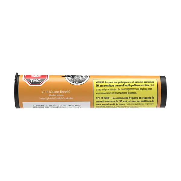 Image for C-18 Cactus Breath Pre-Roll, cannabis pre-rolls by Pure Trichomes
