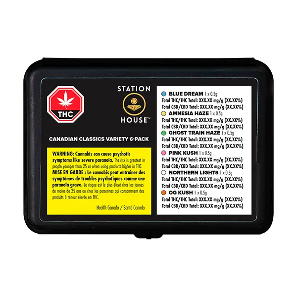 Canadian Classics Variety 6 Pack Pre-Roll (Pre-Rolls) by Station House