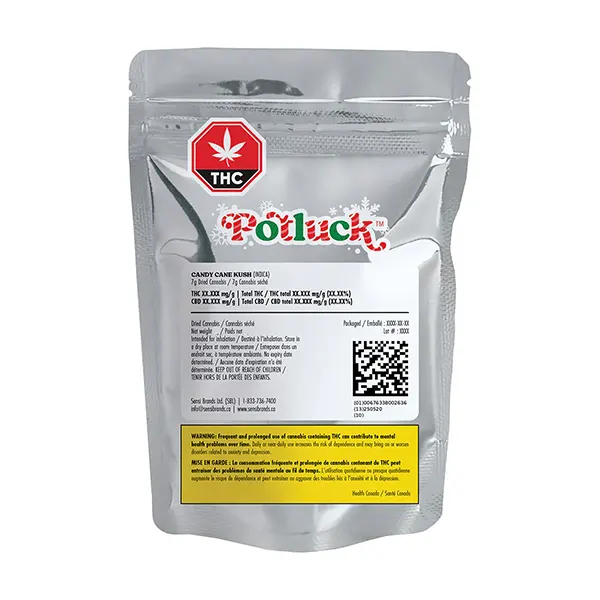 Candy Cane Kush (Dried Flower) by Potluck