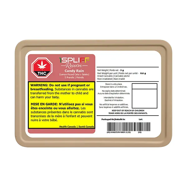 Image for Candy Rain Premium Glass Tip Pre-Roll, cannabis all products by 1Spliff