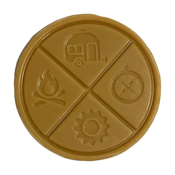 Image for Caramel Gold Full Spectrum THC, cannabis chocolates by The Hazy Camper