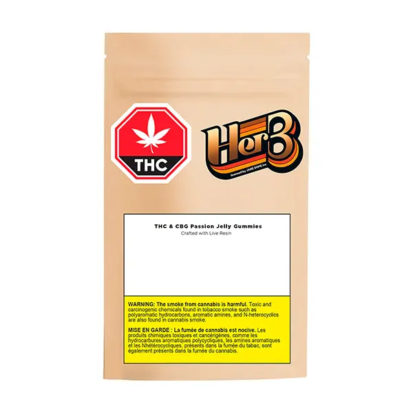 Image for CBG Passion Jelly, cannabis gummies by HER.B