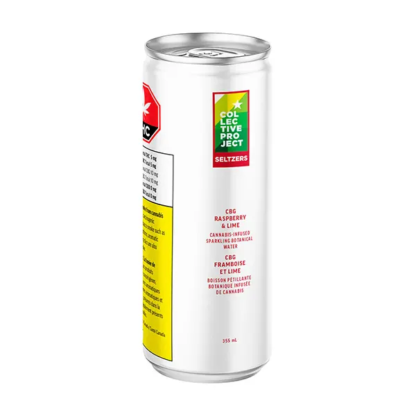 CBG Raspberry & Lime Sparkling Botanical Water (Sparkling Water) by Collective Project