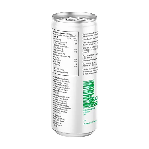 CBG Raspberry & Lime Sparkling Botanical Water (Sparkling Water) by Collective Project