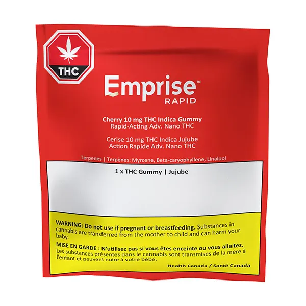 Cherry 10 THC Indica Gummy (Gummies) by Emprise