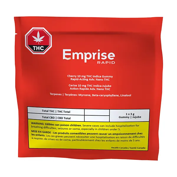Cherry 10 THC Indica Gummy (Gummies) by Emprise