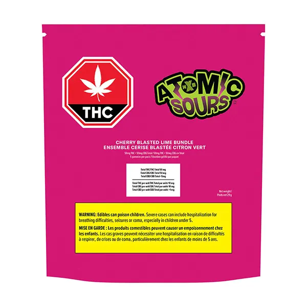 Image for Cherry Blasted Lime Bundle, cannabis gummies by XMG