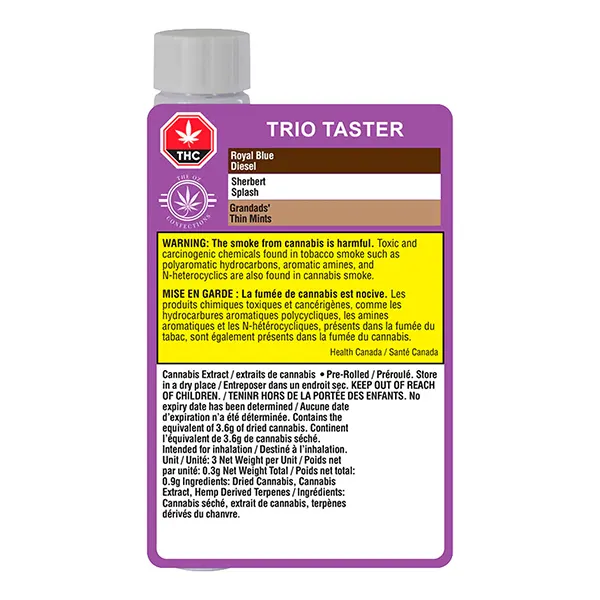 Trio Taster Infused Pre-Roll (Pre-Rolls) by Oz Confections