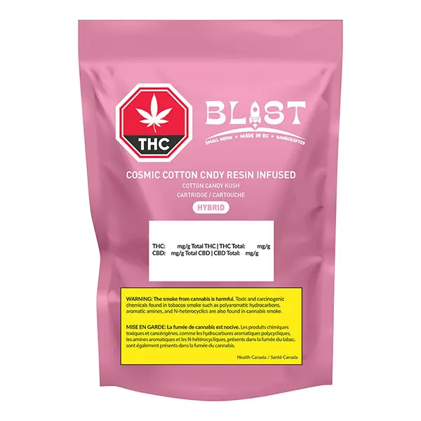 Image for Cosmic Cotton Candy Resin Infused Cartridge, cannabis all products by Blast