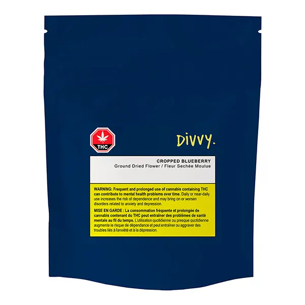 Cropped Blueberry (Milled Flower) by Divvy