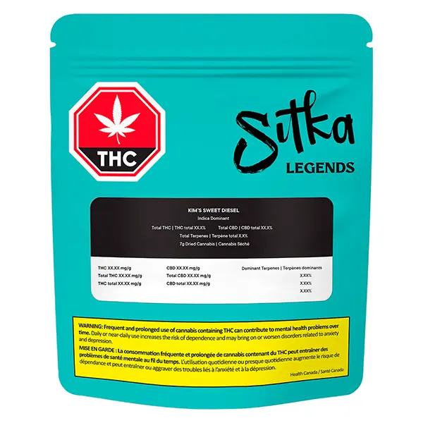 Kim's Sweet Diesel (Dried Flower) by Sitka Legends