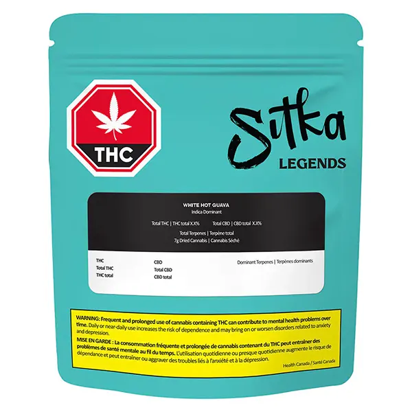 Image for White Hot Guava, cannabis all products by Sitka Legends