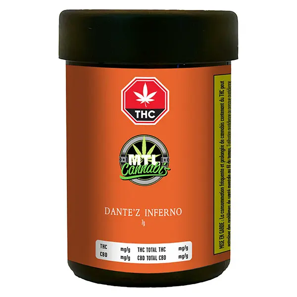 Dante'z Inferno (Dried Flower) by MTL Cannabis