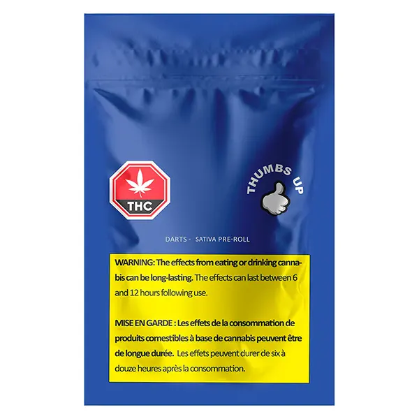 Darts - Sativa Pre-Roll (Pre-Rolls) by Thumbs Up