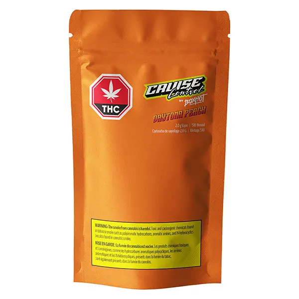 Daytona Peach THC + CBG 510 Thread Cartridge (510 Cartridges) by BoxHot