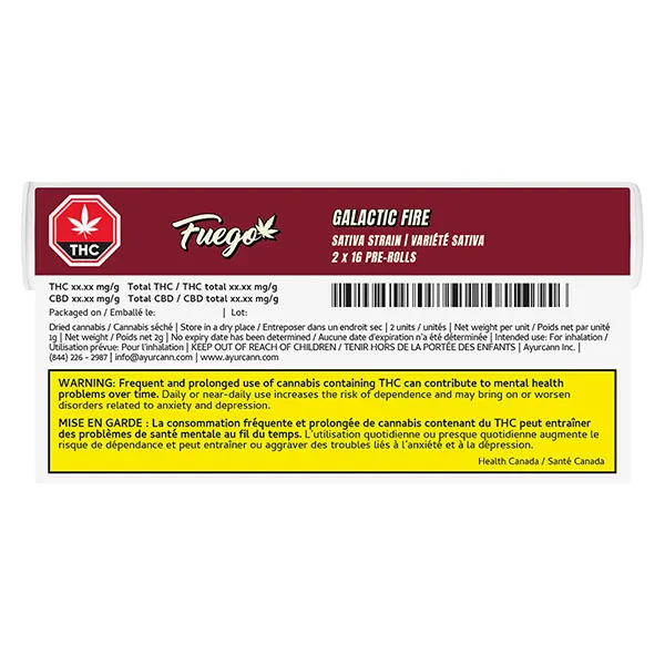 Galactic Fire Sativa Pre-Roll (Pre-Rolls) by Fuego