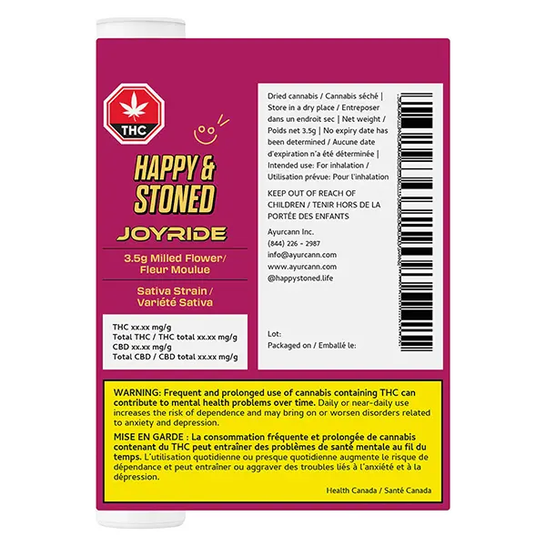 Joyride Sativa Milled Flower (Milled Flower) by Happy & Stoned