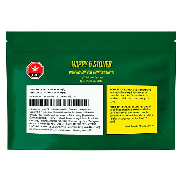 Diamond Dripper Northern Lights (Resin, Rosin) by Happy & Stoned