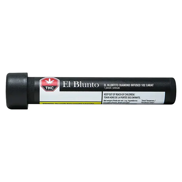 Image for El Bluntito Diamond Infused 102 Carat Pre-roll, cannabis blunts by El Blunto