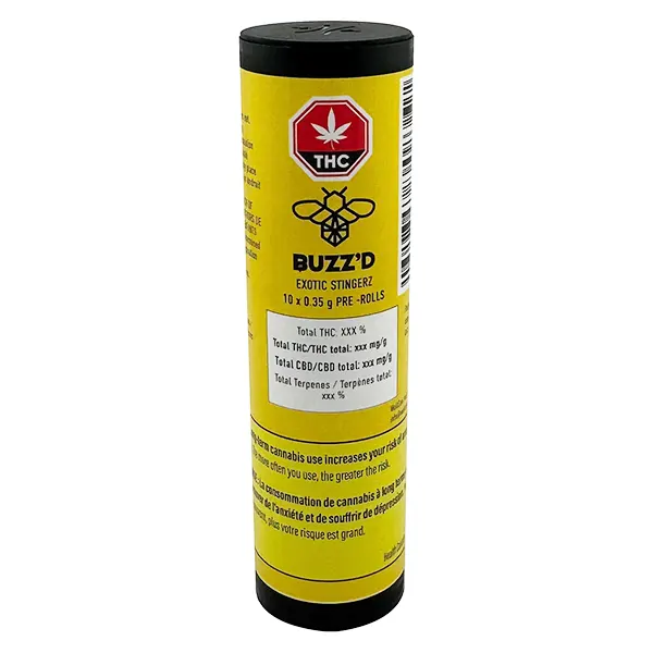 Exotic Stingerz Pre-Roll (Pre-Rolls) by Buzz'd