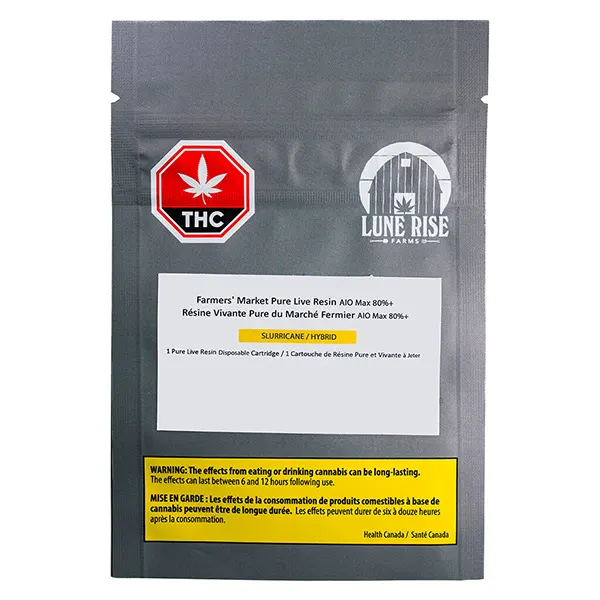 Farmers' Market Pure Live Resin AIO Max 80 (Disposable Vapes) by Persy