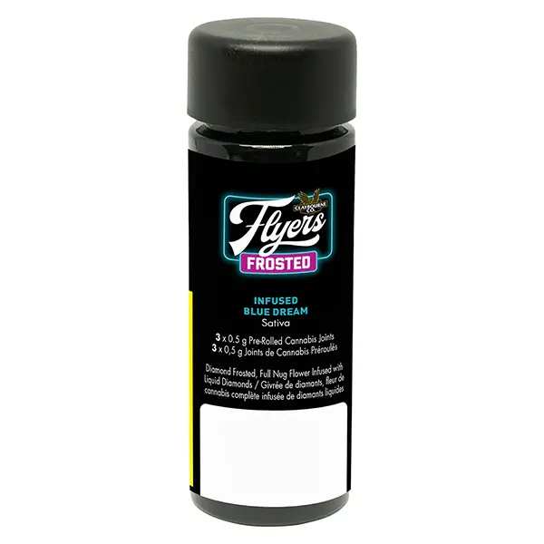 Flyers Frosted Infused Blue Dream Pre-Rolls (Pre-Rolls) by Claybourne