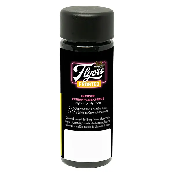 Flyers Frosted Infused Pineapple Express Pre-Rolls (Pre-Rolls) by Claybourne