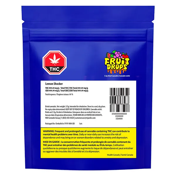 Image for Lemon Shocker, cannabis all products by Fruit Drops