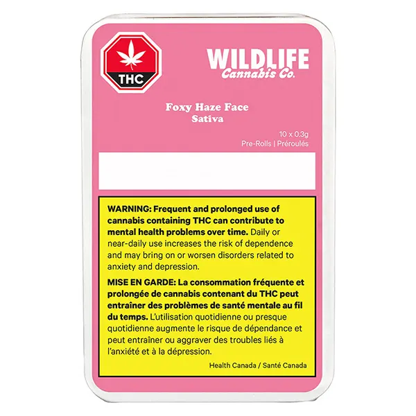 Image for Foxy Haze Face Pre-Roll, cannabis pre-rolls by Wildlife Cannabis