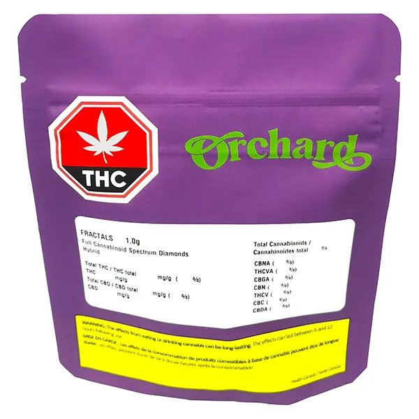 Image for Fractals Full Cannabinoid Spectrum Diamond, cannabis shatter, wax by Orchard