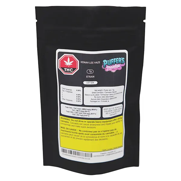 Honah Lee Haze (Dried Flower) by Puffer's Paradise