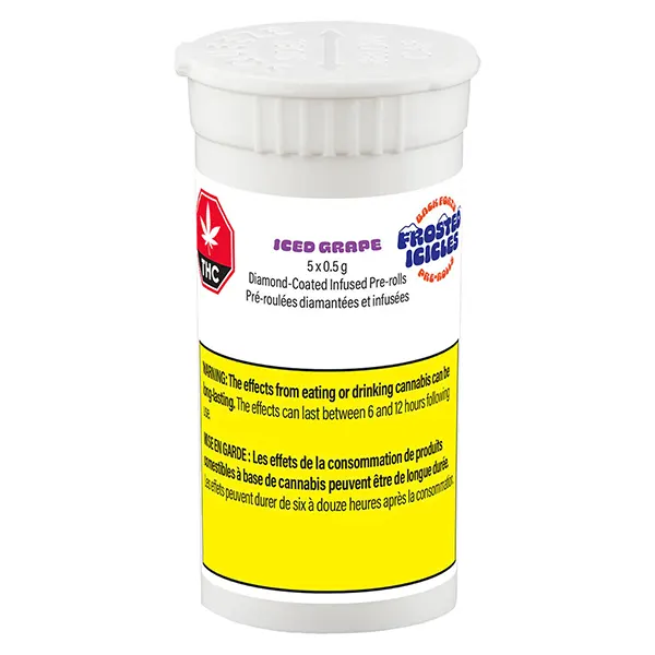 Frosted Icicles Infused Pre-Roll - Iced Grape (Pre-Rolls) by Back Forty